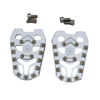 Rear Brake Foot Peg White Aluminium Finish / Hunter 350