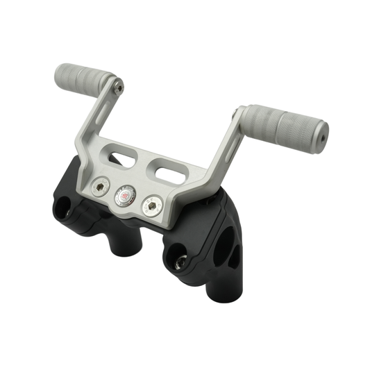 HandleBar Riser With Mobile Mount Combo ( Black ) for Himalayan 450